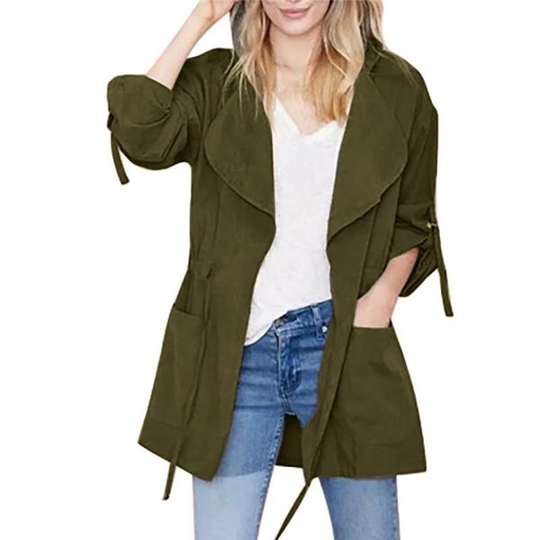 women's trench coats fashion moda mujer 2021 long sleeve pocket drawstring hooded coat women autumn and winter jacket windbreaker drops, Tan;black
women's trench coats fashion moda mujer 2021 long sleeve pocket drawstring hooded coat women autumn and winter jacket windbreaker drops, Tan;black