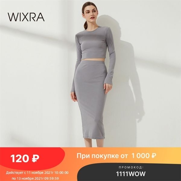 wixra womens elegant sets slim fit t shirts elastic waist mid calf skirts high street suits spring summer 211106, White
wixra womens elegant sets slim fit t shirts elastic waist mid calf skirts high street suits spring summer 211106, White