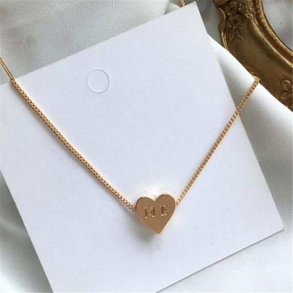pendant necklaces simple design heart-shaped letter necklace gold clavicle chain for women fashion gifts friends, Silver
pendant necklaces simple design heart-shaped letter necklace gold clavicle chain for women fashion gifts friends, Silver