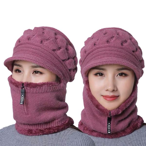 coral fleece winter warm hat beanies women scarf wool knitted for double layers protection caps accessories, Blue;gray
coral fleece winter warm hat beanies women scarf wool knitted for double layers protection caps accessories, Blue;gray