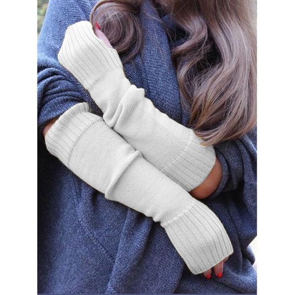 five fingers gloves women' warm long autumn winter pure color knitted mittens stretch knitting simple versatile classic arm covers out, Blue;gray
five fingers gloves women' warm long autumn winter pure color knitted mittens stretch knitting simple versatile classic arm covers out, Blue;gray