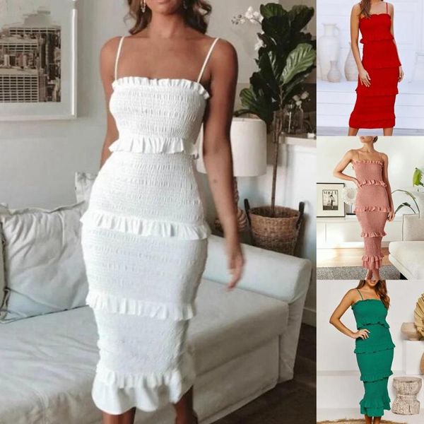 casual dresses solid color women party dress bodycon sleeveless for slim spaghetti straps mid vestidos robe, Black;gray
casual dresses solid color women party dress bodycon sleeveless for slim spaghetti straps mid vestidos robe, Black;gray