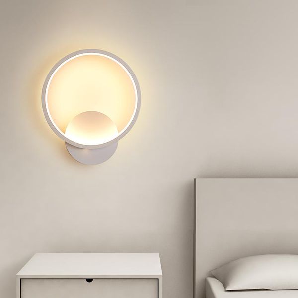 modern round wall lamp led super bright three-color light bedroom bedside living room balcony aisle lamps
modern round wall lamp led super bright three-color light bedroom bedside living room balcony aisle lamps