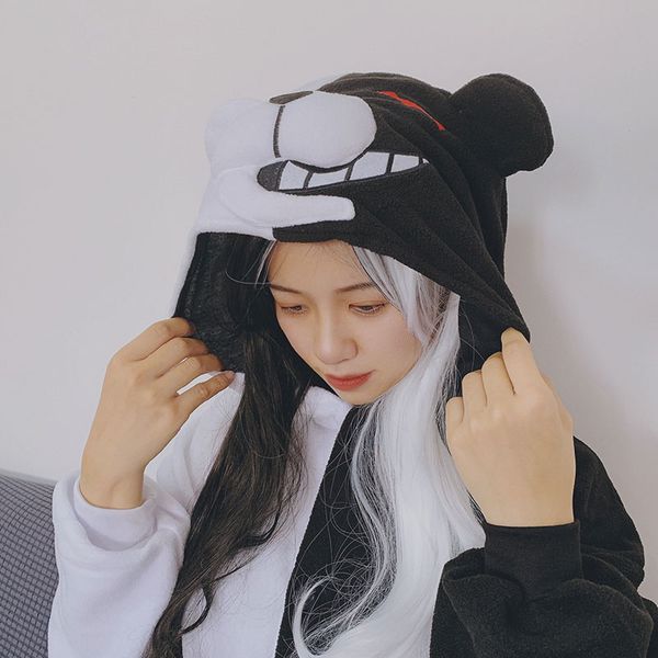 2011black white bear kigurumis animal onesie danganronpa monokuma pajama women anime overalls jumpsuit polar fleece sleepwear, Black;white
2011black white bear kigurumis animal onesie danganronpa monokuma pajama women anime overalls jumpsuit polar fleece sleepwear, Black;white