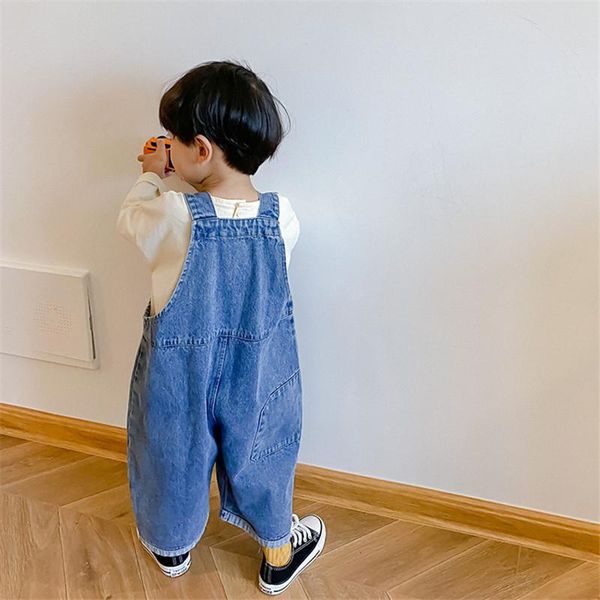 children loose overalls boys girls casual all-match denim trousers spring solid outwear 1-7y kids fashion bib pants jumpsuits, Blue
children loose overalls boys girls casual all-match denim trousers spring solid outwear 1-7y kids fashion bib pants jumpsuits, Blue