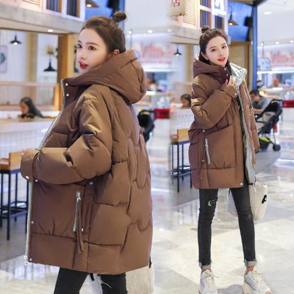 women's down & parkas cotton jacket 2021 thicken women winter thick and explosive mid-length, Black
women's down & parkas cotton jacket 2021 thicken women winter thick and explosive mid-length, Black