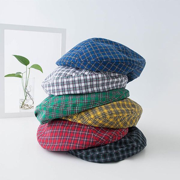 berets beret hats plaid black yellow green women casual fashionable cassic summer decoration party picnic sombreros de mujer, Blue;gray
berets beret hats plaid black yellow green women casual fashionable cassic summer decoration party picnic sombreros de mujer, Blue;gray