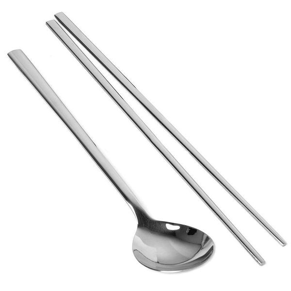 chopsticks chinese style flat metal non-slip steel with spoon reusable set sticks e0e5 l0p8
chopsticks chinese style flat metal non-slip steel with spoon reusable set sticks e0e5 l0p8