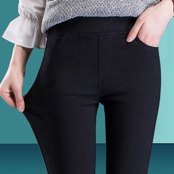 spring fashion women pencil pants casual elastic waist skinny trousers plus size black white stretch women's & capris
spring fashion women pencil pants casual elastic waist skinny trousers plus size black white stretch women's & capris