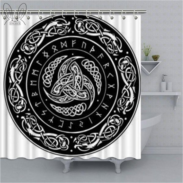 shower curtain norse triple horn of odin decorated with scandinavic ornaments and runes mythology waterproof polyester curtains
shower curtain norse triple horn of odin decorated with scandinavic ornaments and runes mythology waterproof polyester curtains