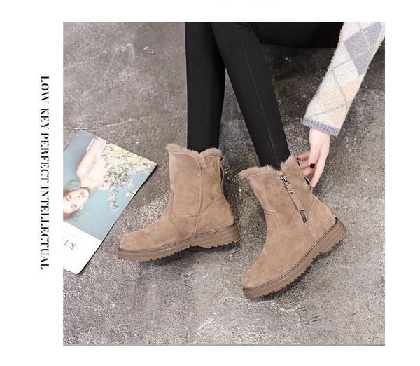 boots winter thickened warm snow female 2021 autumn british wind net red flat, Black
boots winter thickened warm snow female 2021 autumn british wind net red flat, Black