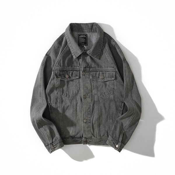 high street retro washed embroidered denim jacket for men and women loose 3m reflective oversize casual jeans coat, Black;brown
high street retro washed embroidered denim jacket for men and women loose 3m reflective oversize casual jeans coat, Black;brown