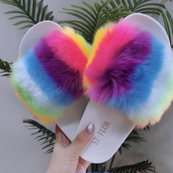 puimentiua fluffy women fur slippers set-handbag furry real slides shoes rainbow colorful soft sandal, Black
puimentiua fluffy women fur slippers set-handbag furry real slides shoes rainbow colorful soft sandal, Black