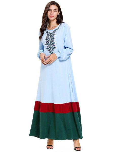 moroccan muslim abaya dress women embroidery stitching turkey dresses kaftan elbise clothing kimono islamic big swing long robe, Red
moroccan muslim abaya dress women embroidery stitching turkey dresses kaftan elbise clothing kimono islamic big swing long robe, Red
