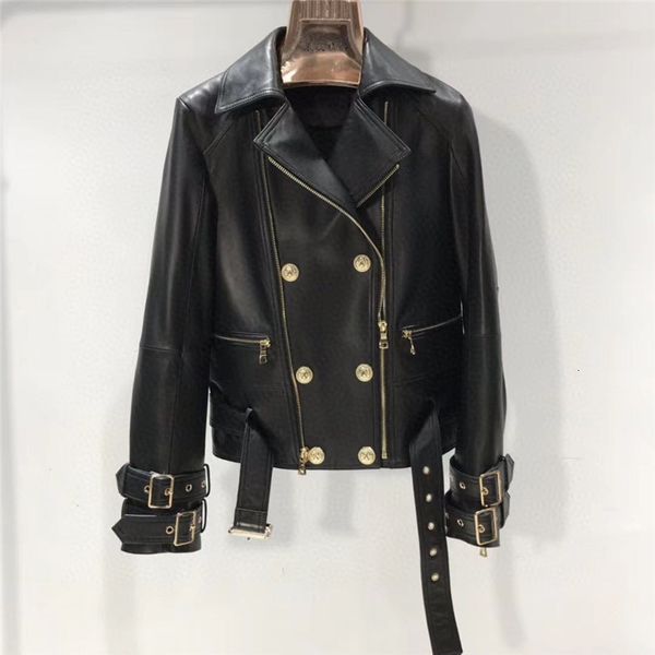 women's jackets motorcycle biker genuine leather women zipper real sheepskin slim fit black jacket coat female 2021 winter autumn, Black;brown
women's jackets motorcycle biker genuine leather women zipper real sheepskin slim fit black jacket coat female 2021 winter autumn, Black;brown