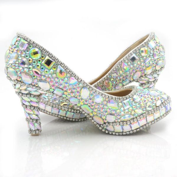 dress shoes 2021 dazzing 3 inches high heel round toe formal sweetness ab color crystal wedding party pumps platform, Black
dress shoes 2021 dazzing 3 inches high heel round toe formal sweetness ab color crystal wedding party pumps platform, Black