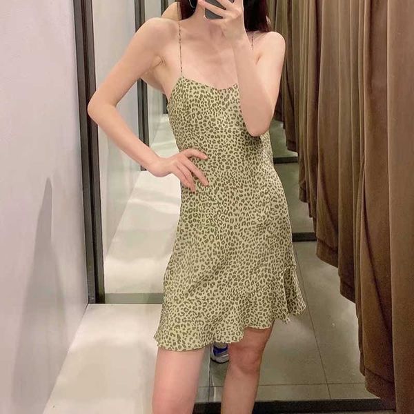 dres za summer leopard print sling 's dress casual chic fashion street 210601, Black;gray
dres za summer leopard print sling 's dress casual chic fashion street 210601, Black;gray