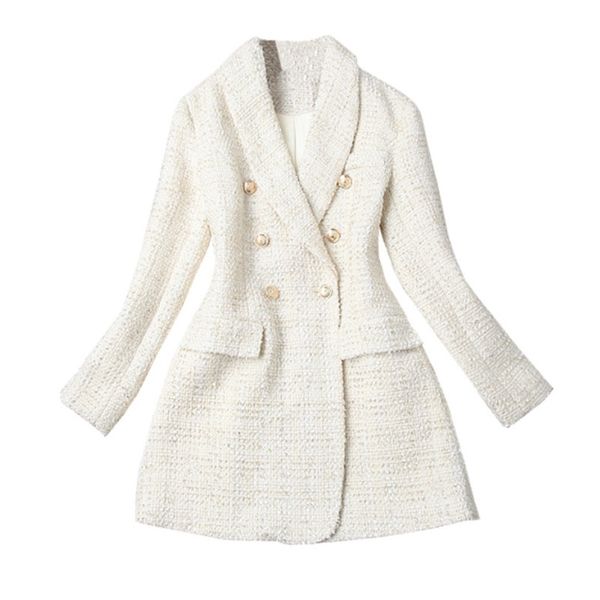 est runway designer coat women's metal buttons wool blends tweed jacket 210520, Black;brown
est runway designer coat women's metal buttons wool blends tweed jacket 210520, Black;brown