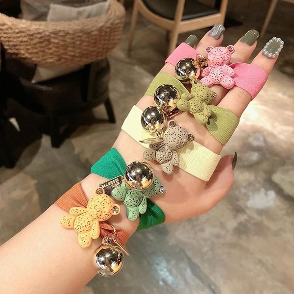 hair accessories girl candy color bear metal ball head rope high elastic wide band rubber for teens 10-16 years girls, Slivery;white
hair accessories girl candy color bear metal ball head rope high elastic wide band rubber for teens 10-16 years girls, Slivery;white