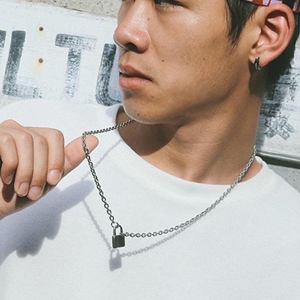 pendant necklaces stainless steel color men couples pendants chain necklace gifts for male accessories hip hop jewelry on the neck, Silver
pendant necklaces stainless steel color men couples pendants chain necklace gifts for male accessories hip hop jewelry on the neck, Silver