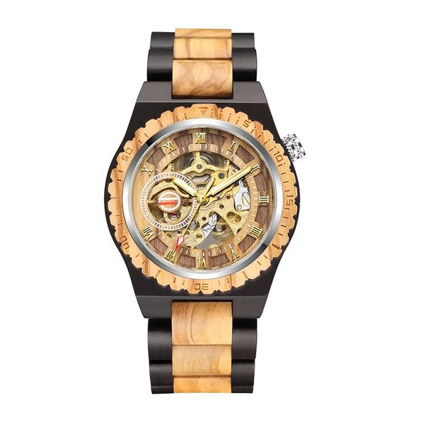 wristwatches luxury men's watch automatic mechanical wooden roman numerals display wood bangle wristwatch creative male timepiece reloj, Slivery;brown
wristwatches luxury men's watch automatic mechanical wooden roman numerals display wood bangle wristwatch creative male timepiece reloj, Slivery;brown