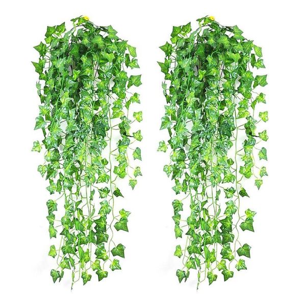 decorative flowers & wreaths 210cm home decor artificial ivy leaf garland plants vine fake foliage creeper green wreath wall party decoratio
decorative flowers & wreaths 210cm home decor artificial ivy leaf garland plants vine fake foliage creeper green wreath wall party decoratio