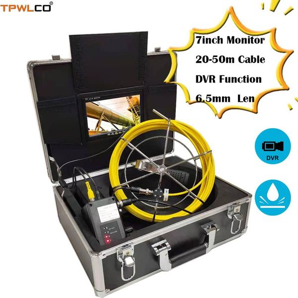 cameras 20-50m cable 7" color monitor 6.5mm pipe inspection camera endoscope video system dvr function snake drain 6pcs leds
cameras 20-50m cable 7" color monitor 6.5mm pipe inspection camera endoscope video system dvr function snake drain 6pcs leds