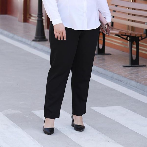 plus size pants 8xl 7xl 6xl office suit women 2021 high waist trousers pleated streetwear clothing ft447, Black
plus size pants 8xl 7xl 6xl office suit women 2021 high waist trousers pleated streetwear clothing ft447, Black