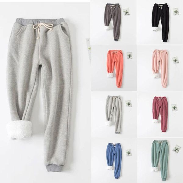 ly comfy sweat pants autumn winter women fleece sweatpants trousers casual thick velvet loose cashmere tracksuit women's & capris, Black;white
ly comfy sweat pants autumn winter women fleece sweatpants trousers casual thick velvet loose cashmere tracksuit women's & capris, Black;white