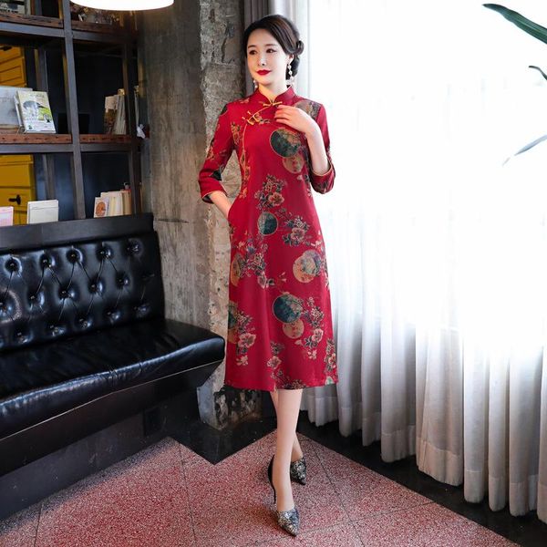 ethnic clothing fzslcyiyi floral printed satin half sleeve a-line qipao chinese traditional mandarin collar cheongsam dress oversize 3x, Red
ethnic clothing fzslcyiyi floral printed satin half sleeve a-line qipao chinese traditional mandarin collar cheongsam dress oversize 3x, Red