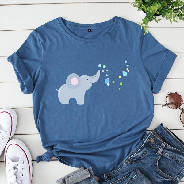 cartoon elephant print t-shirt 100% cotton women summer short sleeve basic harajuku t shirt plus size s-5xl 90s tee shirts women's, White
cartoon elephant print t-shirt 100% cotton women summer short sleeve basic harajuku t shirt plus size s-5xl 90s tee shirts women's, White