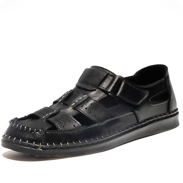 sandals summer men's genuine leather outdoor handmade slippers shoes beach breathable sneakers casual shoes1 cjp9, Black
sandals summer men's genuine leather outdoor handmade slippers shoes beach breathable sneakers casual shoes1 cjp9, Black