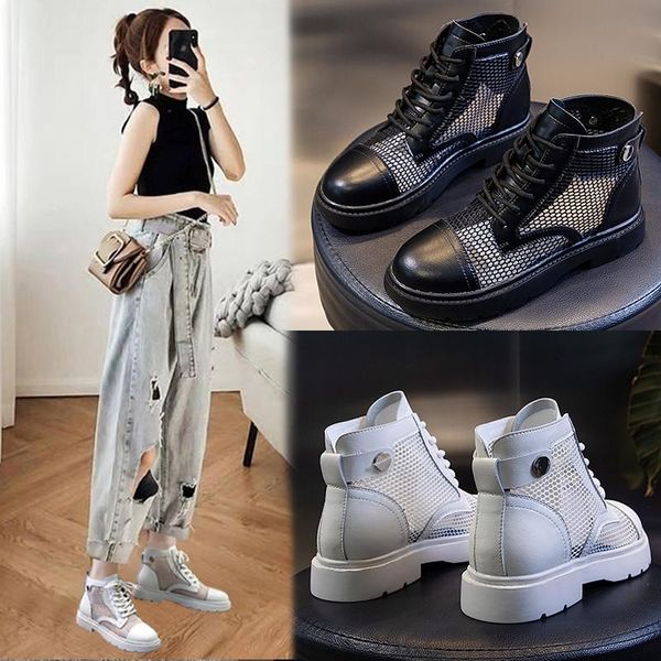 boots spring summer 2021 mesh women's casual breathable thick heel shoes sports leather short women sandals, Black
boots spring summer 2021 mesh women's casual breathable thick heel shoes sports leather short women sandals, Black