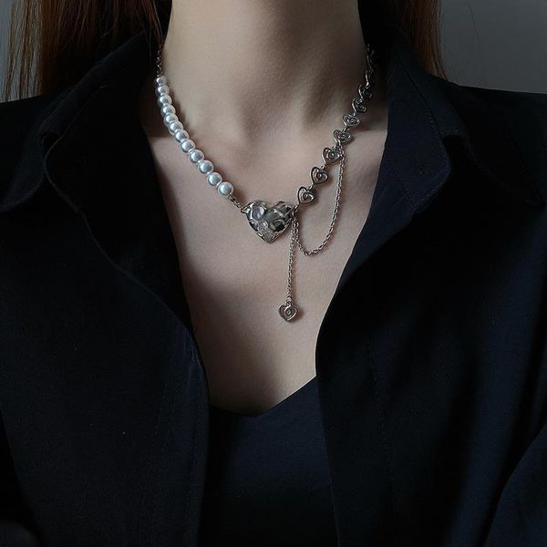 chains women's necklaces jewelry trend goth neck chain pendant fashion vintage pearl couple pendants accessories women necklace, Silver
chains women's necklaces jewelry trend goth neck chain pendant fashion vintage pearl couple pendants accessories women necklace, Silver