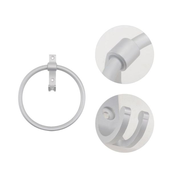 1pc bathroom hanging towel rack non-punching ring creative holder racks 
1pc bathroom hanging towel rack non-punching ring creative holder racks
