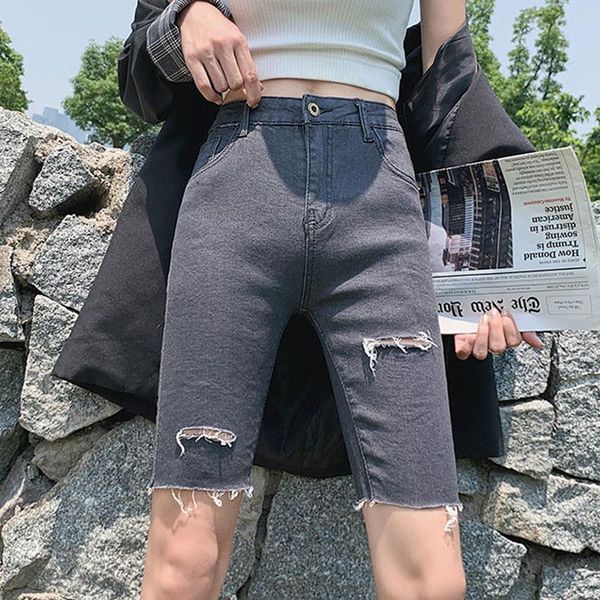 women's jeans denim shorts summer light-colored holes high waist loose wide-leg pants ins riding five-point trendy wome x1q5, Blue
women's jeans denim shorts summer light-colored holes high waist loose wide-leg pants ins riding five-point trendy wome x1q5, Blue