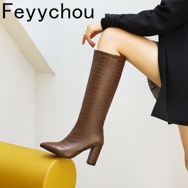 boots women's autumn winter warm modem pu high heel pointed toe knee-high square slip on 2021fashion black
boots women's autumn winter warm modem pu high heel pointed toe knee-high square slip on 2021fashion black