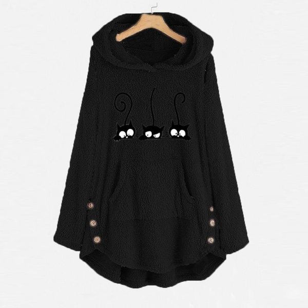 sweatshirt womens 2021 casual fleece cat embroidery plus size pullover warm hoodie long sleeve button blouse #45 women's hoodies & swea, Black
sweatshirt womens 2021 casual fleece cat embroidery plus size pullover warm hoodie long sleeve button blouse #45 women's hoodies & swea, Black