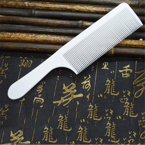 retro heat resistant salon hair trimmer brushes plastic pin tail antistatic comb professional white resin cutting, Silver
retro heat resistant salon hair trimmer brushes plastic pin tail antistatic comb professional white resin cutting, Silver