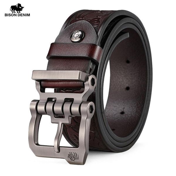 belts bison denim genuine leather vintage men belt luxury pin buckle classic exquisite waist strap w70251, Black;brown
belts bison denim genuine leather vintage men belt luxury pin buckle classic exquisite waist strap w70251, Black;brown