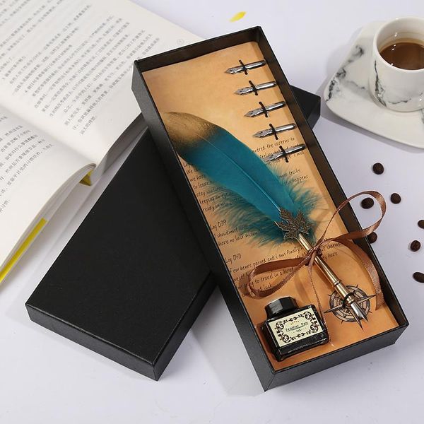 personality design spray gold leaf bar office stationery set student teacher writing feather pen stainless steel pe fountain pe
personality design spray gold leaf bar office stationery set student teacher writing feather pen stainless steel pe fountain pe