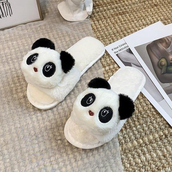 slippers autumn and winter style cotton ladies panda household flat women furry, Black
slippers autumn and winter style cotton ladies panda household flat women furry, Black