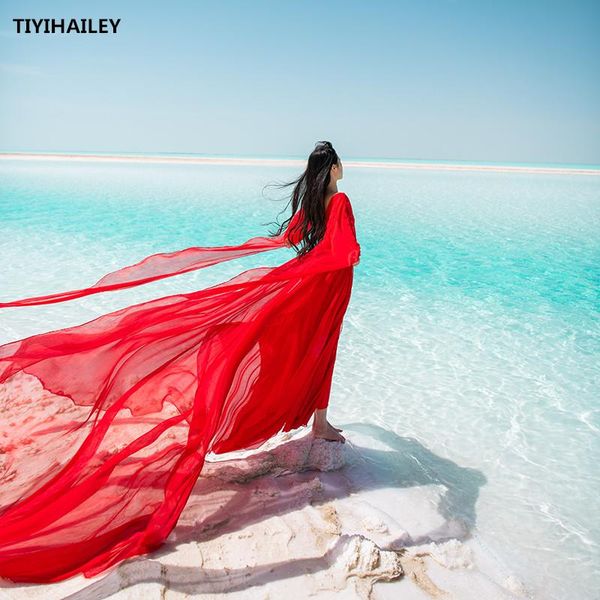 casual dresses tiyihailey 2021 summer fashion chiffon for women long floor length red dress s-xl full sleeve v-neck, Black;gray
casual dresses tiyihailey 2021 summer fashion chiffon for women long floor length red dress s-xl full sleeve v-neck, Black;gray