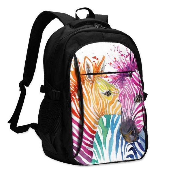 backpack usb charging lapwomen's for teenage students girls school cute watercolor zebra travel bagpack
backpack usb charging lapwomen's for teenage students girls school cute watercolor zebra travel bagpack