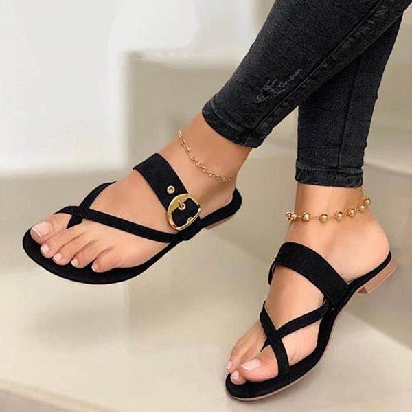 women shoes ladies girls flat bohemian style casual sandals slippers pu hasp summer beach flip-flops zapatillas mujer 2021, Black
women shoes ladies girls flat bohemian style casual sandals slippers pu hasp summer beach flip-flops zapatillas mujer 2021, Black