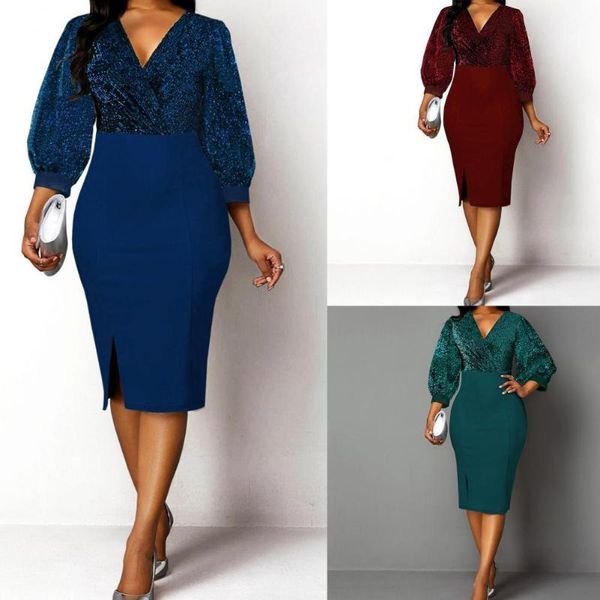 casual dresses women solid summer waist tied dress shiny v neck for wedding formal clothing 2021 fashion vestidos, Black;gray
casual dresses women solid summer waist tied dress shiny v neck for wedding formal clothing 2021 fashion vestidos, Black;gray