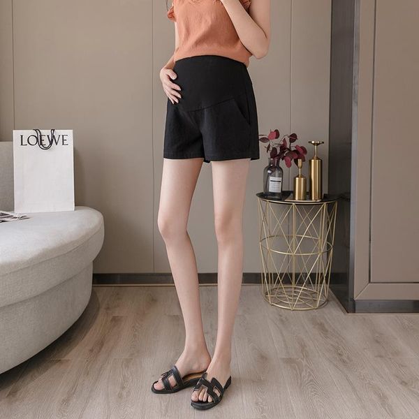 womens shorts loose maternity stretchy high waist pants pregnancy pocket fashon summer beach bottoms, White
womens shorts loose maternity stretchy high waist pants pregnancy pocket fashon summer beach bottoms, White