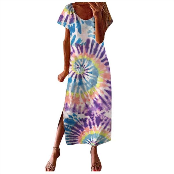 summer long round neck women dresses short sleeve colorful print casual vintage bohemian maxi splitling vestidos femme, Black;gray
summer long round neck women dresses short sleeve colorful print casual vintage bohemian maxi splitling vestidos femme, Black;gray