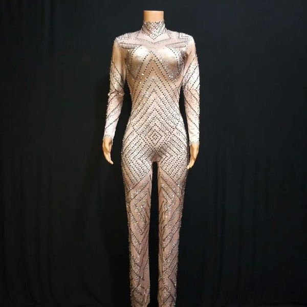 women's jumpsuits & rompers fashion sparkly rhinestones loose legs jumpsuit women birthday prom party luxurious outfit stage bodysuit s, Black;white
women's jumpsuits & rompers fashion sparkly rhinestones loose legs jumpsuit women birthday prom party luxurious outfit stage bodysuit s, Black;white