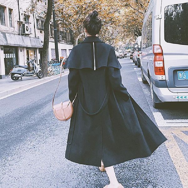 women's wool & blends autumn fashion classic black trench coat for women windbreaker 2021 spring korean office lady femme
women's wool & blends autumn fashion classic black trench coat for women windbreaker 2021 spring korean office lady femme